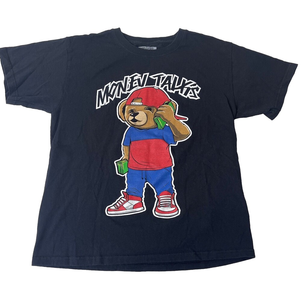 Money Talks Large Boys Bear Shirt Tshirt Take That Bailey Apparel Tee